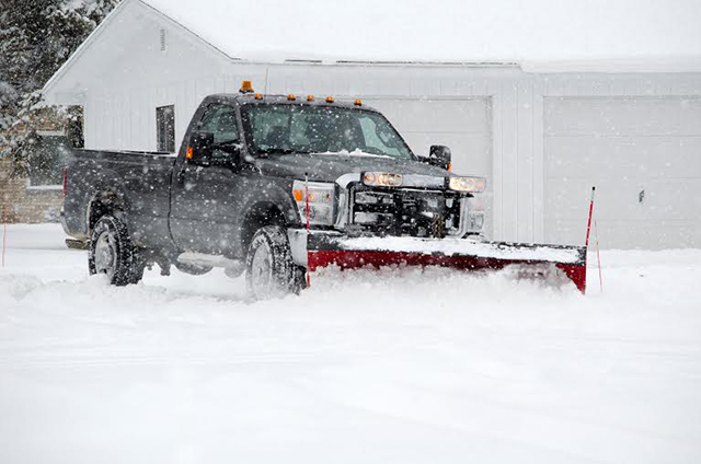 Snow plowing division